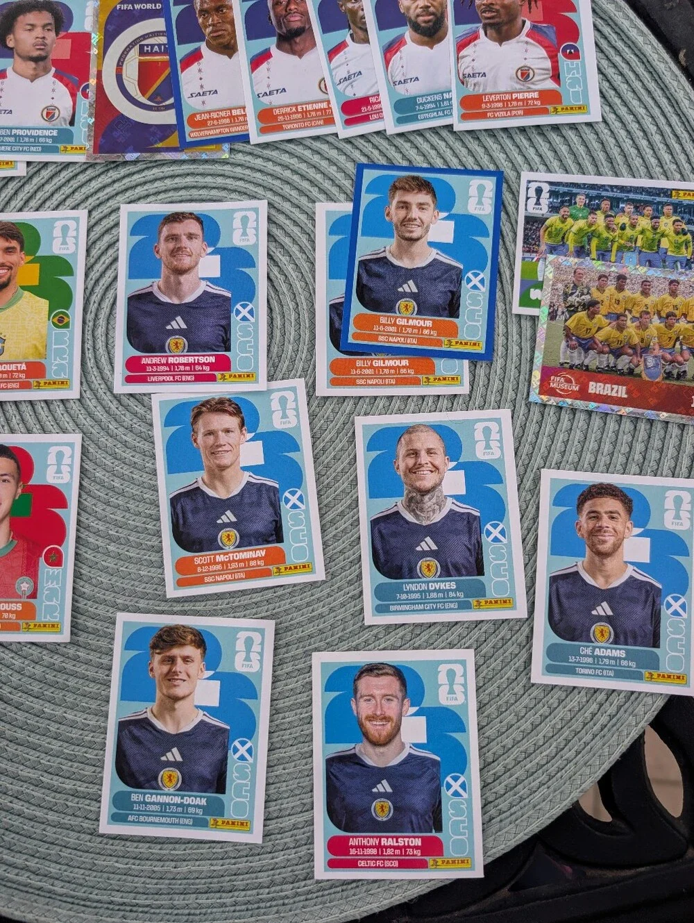 Panini FIFA World Cup Sticker Collection -grouo C Lot, 27, Bra, Mor,Hai,Sco - Picture 4 of 4